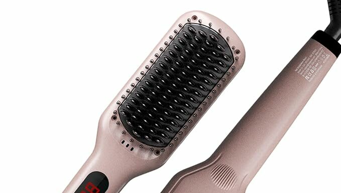 MEGAWISE Pro Ceramic Ionic Hair Straightener Brush Review: Fast, Safe & Frizz-Free Styling