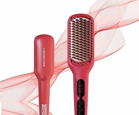 Megawise Pro Ceramic Ionic Hair Straightener Brush Review: Fast Heating & Safe Styling