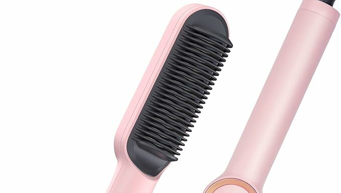 TYMO Ring Hair Straightener Brush Review: Fast Heating, Anti-Scald, & Salon Results at Home