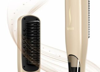 Venxis Hair Straightener Brush Review: Steam Technology for Faster, Smoother Hair