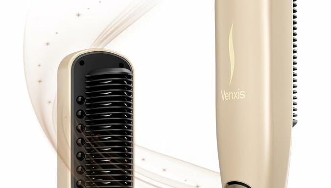 Venxis Hair Straightener Brush Review: Steam Technology for Faster, Smoother Hair