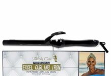 Colours By Gina Excel Infrared Curling Iron Review: Does It Protect Hair While Styling?