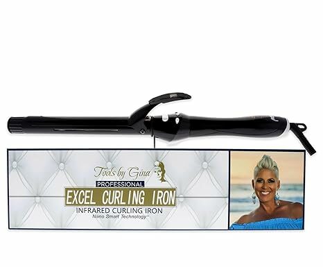Colours By Gina Excel Infrared Curling Iron Review: Does It Protect Hair While Styling?