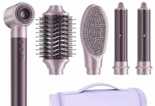 MESCOMB 5-in-1 Dual Voltage Hair Dryer Brush Review: Travel-Ready & Frizz-Free