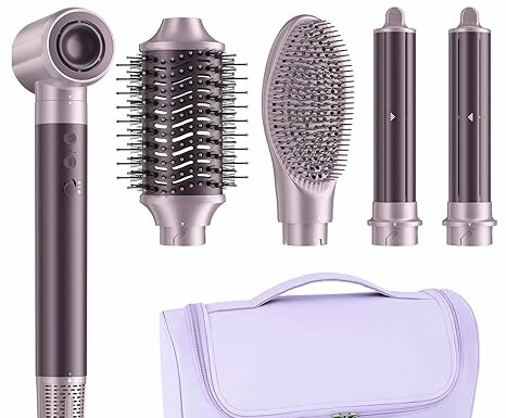 MESCOMB 5-in-1 Dual Voltage Hair Dryer Brush Review: Travel-Ready & Frizz-Free