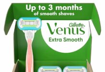 Gillette Venus Extra Smooth Pink Razor Review: 5 Blades for Ultimate Shave