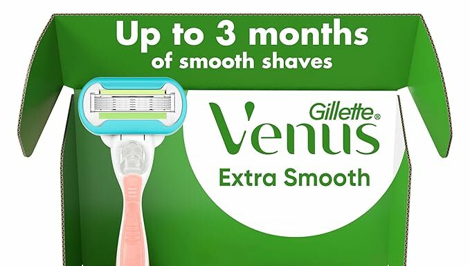 Gillette Venus Extra Smooth Pink Razor Review: 5 Blades for Ultimate Shave
