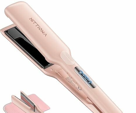 Flat Iron Hair Straightener Review: 5s Heat-Up, Anti-Frizz & Vibration Tech by