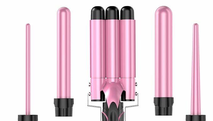 BESTOPE 5-in-1 Curling Wand Review: Is This Pink Waver Iron Worth It?