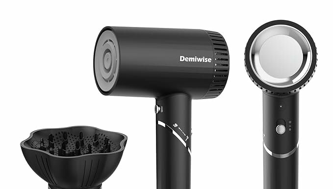 Demiwise 110000 RPM Hair Dryer Review: Quiet, Fast Drying & Ideal for Curly Hair