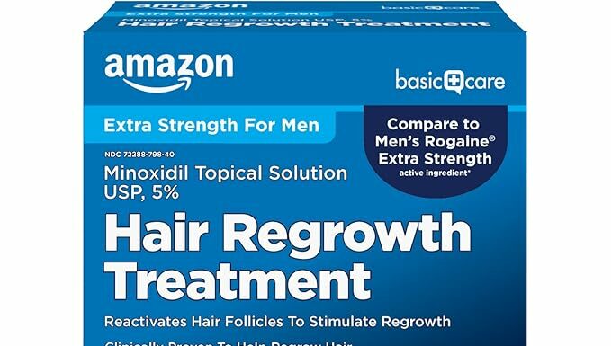 Amazon Basic Care Minoxidil Review: Extra Strength Hair Regrowth for Men
