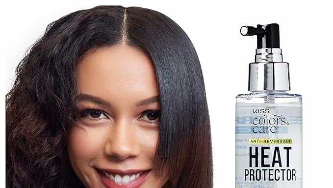 KISS Colors & Care Anti-Reversion Heat Protector Spray Review: Frizz-Free, Long-Lasting Heat Protection for Medium Hair