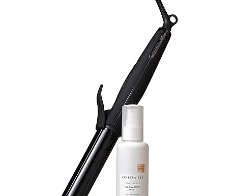 Kristin Ess Hair NANOBLACK Curling Iron Review: Perfect Beach Waves & Heat Protection