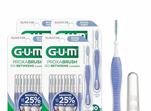 GUM Proxabrush Go-Betweens Review: Effective Plaque Removal for Tight Teeth & Braces