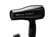 1875 Ceramic Hair Dryer Review: Fast Drying, Travel-Friendly, & Salon-Quality by Hot Beauty