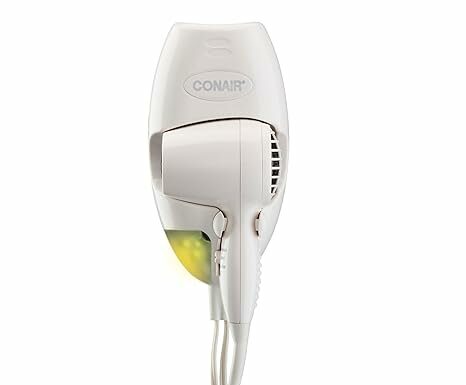 Conair Wall-Mount Hair Dryer Review: Fast Drying with LED Nightlight & Smart Storage