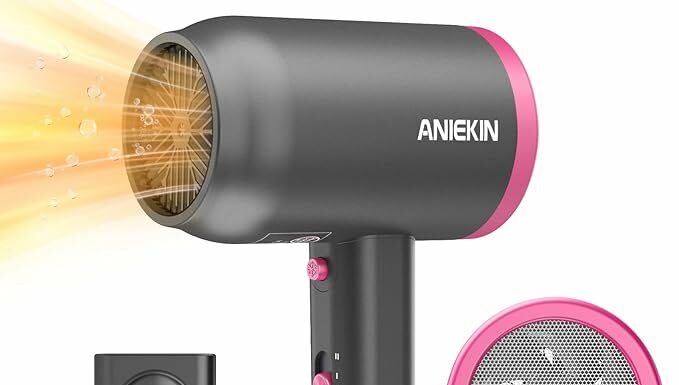 ANIEKIN 1875W Hair Dryer Review: Fast Drying, Lightweight, & Salon-Quality Results