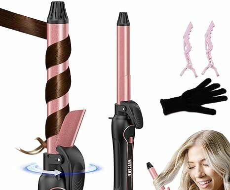 Rotating Curling Iron 1 Inch Review: Fast, Effortless Beach Waves by