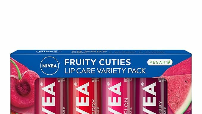 NIVEA Fruity Tinted Lip Balm Review: Moisture, Repair & Color in 4 Flavors!