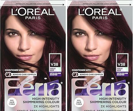 L’Oreal Paris Feria V38 Violet Noir Hair Dye Review: Bold Color & Long-Lasting Shine