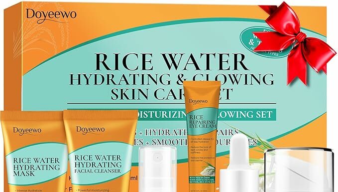 Skin Care Set Review: Hydrate, Glow & Anti-Aging with Korean Rice Extract – Is It Worth It?