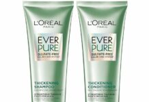 L’Oreal Paris EverPure Thickening Shampoo & Conditioner Review: Strengthen Thin, Fragile Hair