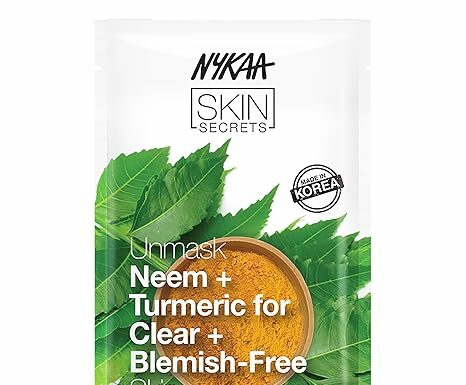 Nykaa Naturals Skin Secrets Bubble Sheet Mask Review: Clear, Hydrated Skin with Neem & Turmeric