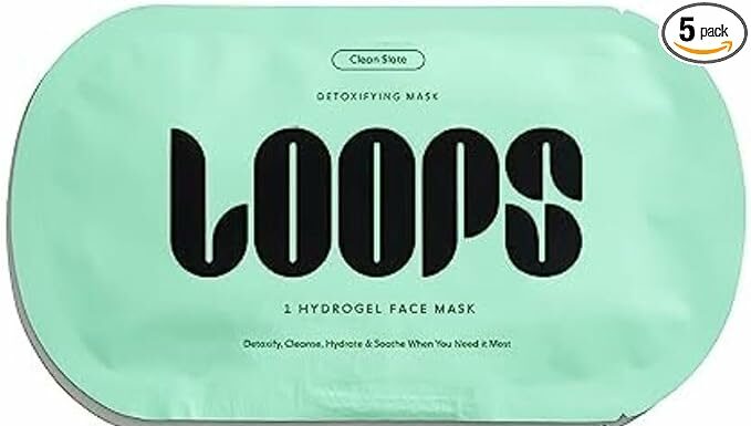 LOOPS CLEAN SLATE Hydrogel Face Mask Review: Detoxify, Hydrate & Minimize Pores