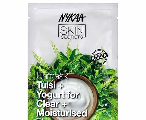 Nykaa Naturals Skin Secrets Bubble Sheet Mask Review: Does Tulsi & Yogurt Really Brighten and Fight Blackheads?