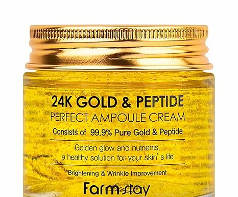FARMSTAY 24K Gold & Peptide Ampoule Cream Review: Anti-Aging Tested Results
