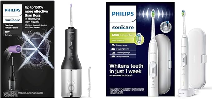 Philips Sonicare Cordless Power Flosser 3000 & ProtectiveClean 6100 Review: Is It Worth the Price?