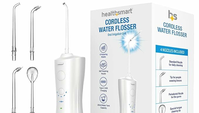 HealthSmart Water Flosser Review: Is This Cordless Flosser Worth Your Money?