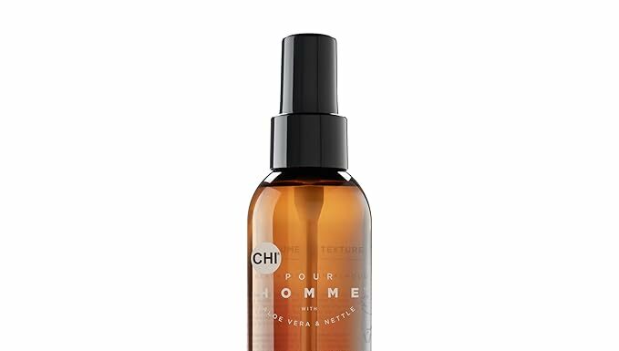 CHI pour Homme Sea Salt Spray Review: Natural Texture & Volume with Aloe Vera