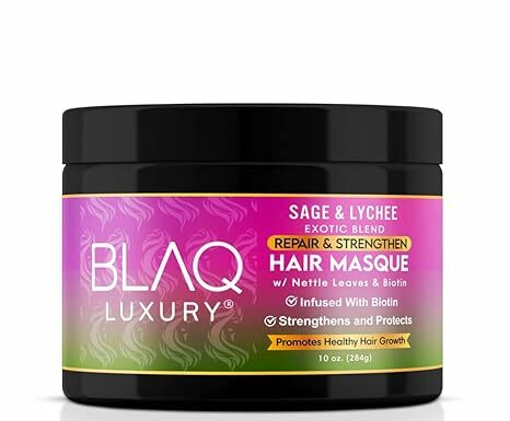 Blaq Luxury Sage & Lychee Hair Masque Review: Strengthen, Hydrate, & Grow Your Hair Naturally