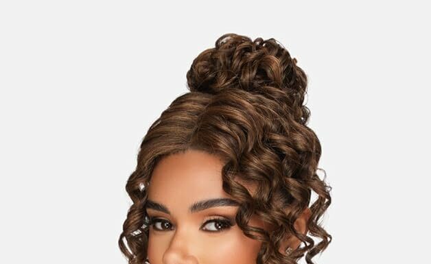 Vivica A. Fox LBPB-DIMPLE Review: Quick & Easy Lace Ponytail Bun with Bangs
