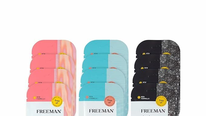 Freeman Facial Mask Variety 12 Count Review: Pore-Clearing & Calming Skincare for All Skin Types