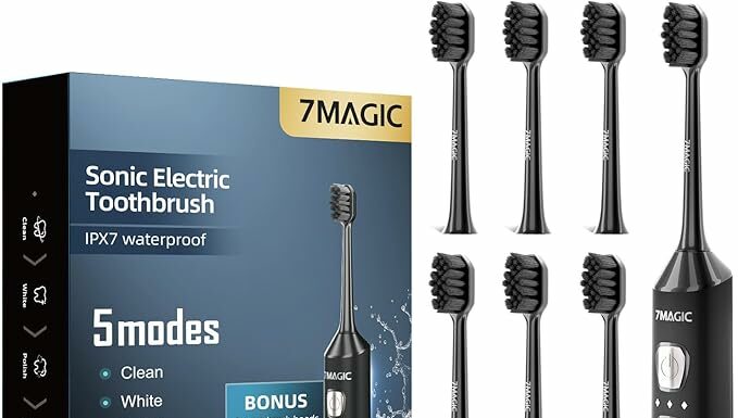 7MAGIC Sonic Electric Toothbrush Review: 180 Days of Powerful, Sensitive-Friendly Clean