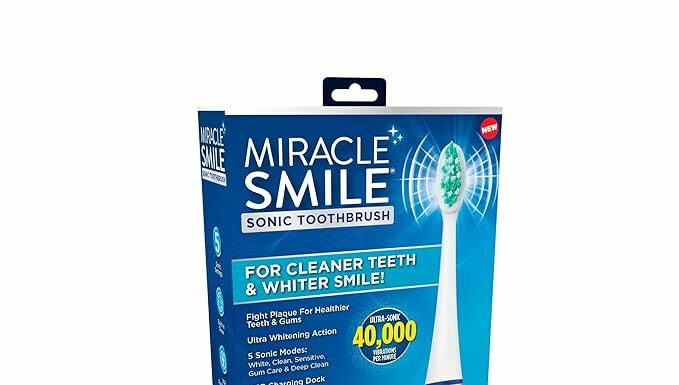 Miracle Smile Sonic Toothbrush Review: Is This 40,000 VPM Electric Brush Worth It?