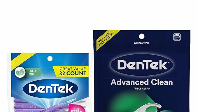 DenTek Triple Clean Floss Picks & Slim Brush Review: No Break Guarantee + Fresh Results