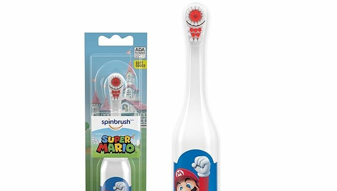 Spinbrush Super Mario Kids Toothbrush Review: Fun, Fast, and Kid-Friendly