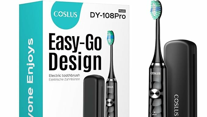 COSLUS Sonic Electric Toothbrush Review: Deep Clean, Whitening & Travel-Friendly