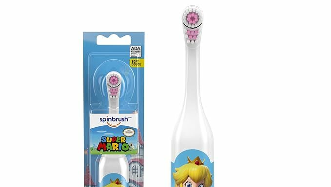 Princess Peach Kid’s Spinbrush Review: Gentle, Fun, and Durable for Kids