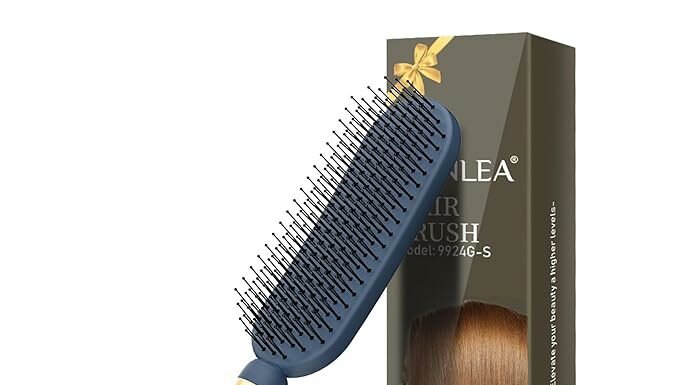 Slim Hair Brush Review: Detangle & Massage with Luxury Gold Handle by