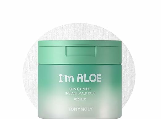 TONYMOLY I’m Aloe Skin Calming Mask Pads Review: Hydrating & Soothing for Sensitive Skin