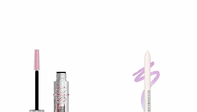 Maybelline Sky High Glitter Mascara & Tattoo Studio Eyeliner Review: Sparkle That Lasts!