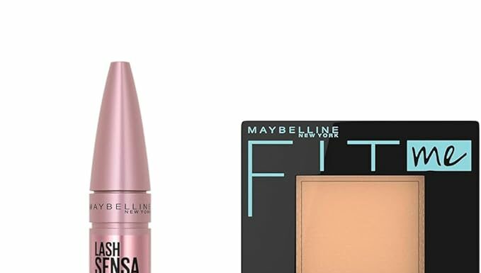Maybelline Lash Sensational Mascara & Fit Me Powder Review: Full Lashes, Flawless Skin