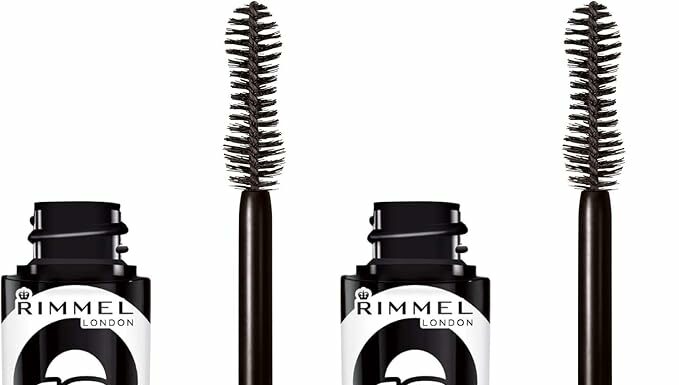 Rimmel London Scandaleyes Retro Glam Mascara Review: No Clumps, Bold Volume, & Grape Carded Twist